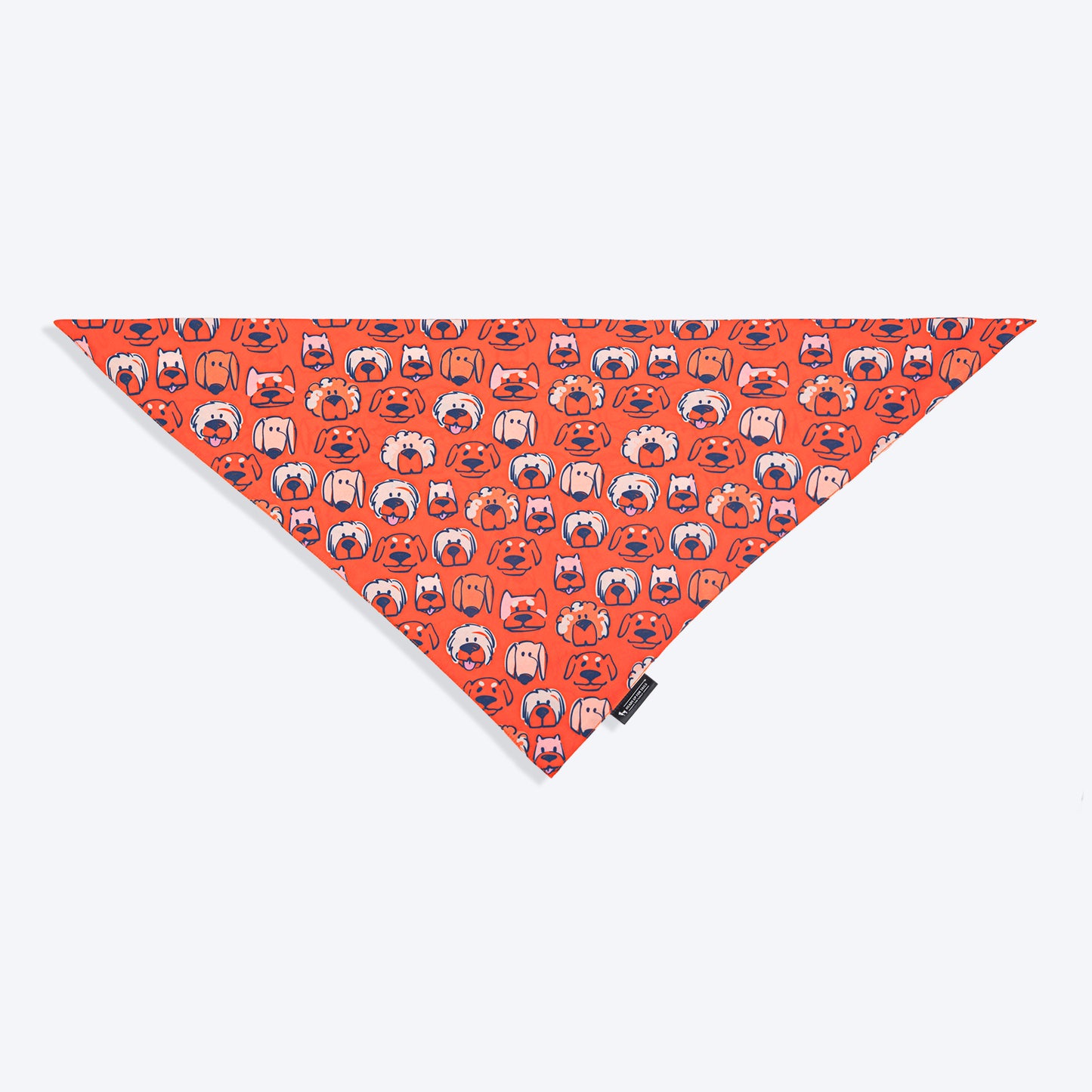 HUFT Pupper Parade Knot Bandana For Dog - Orange