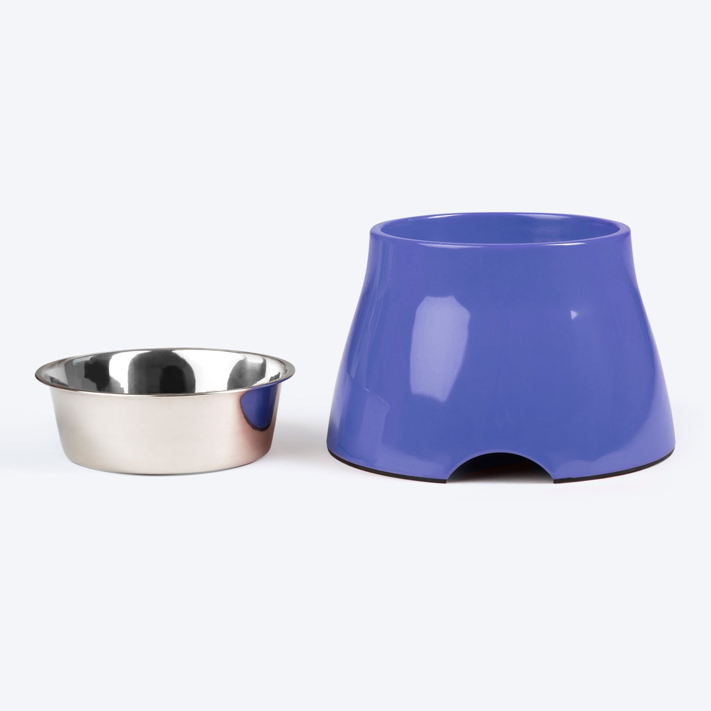 HUFT Elevated Dog Bowl €“ Blue - Heads Up For Tails