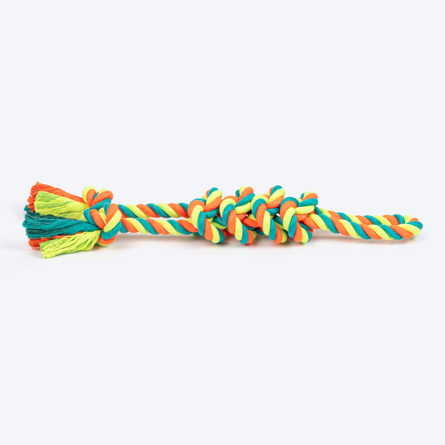HUFT Tuggables Rope Toy For Dog - Neon Green - Heads Up For Tails