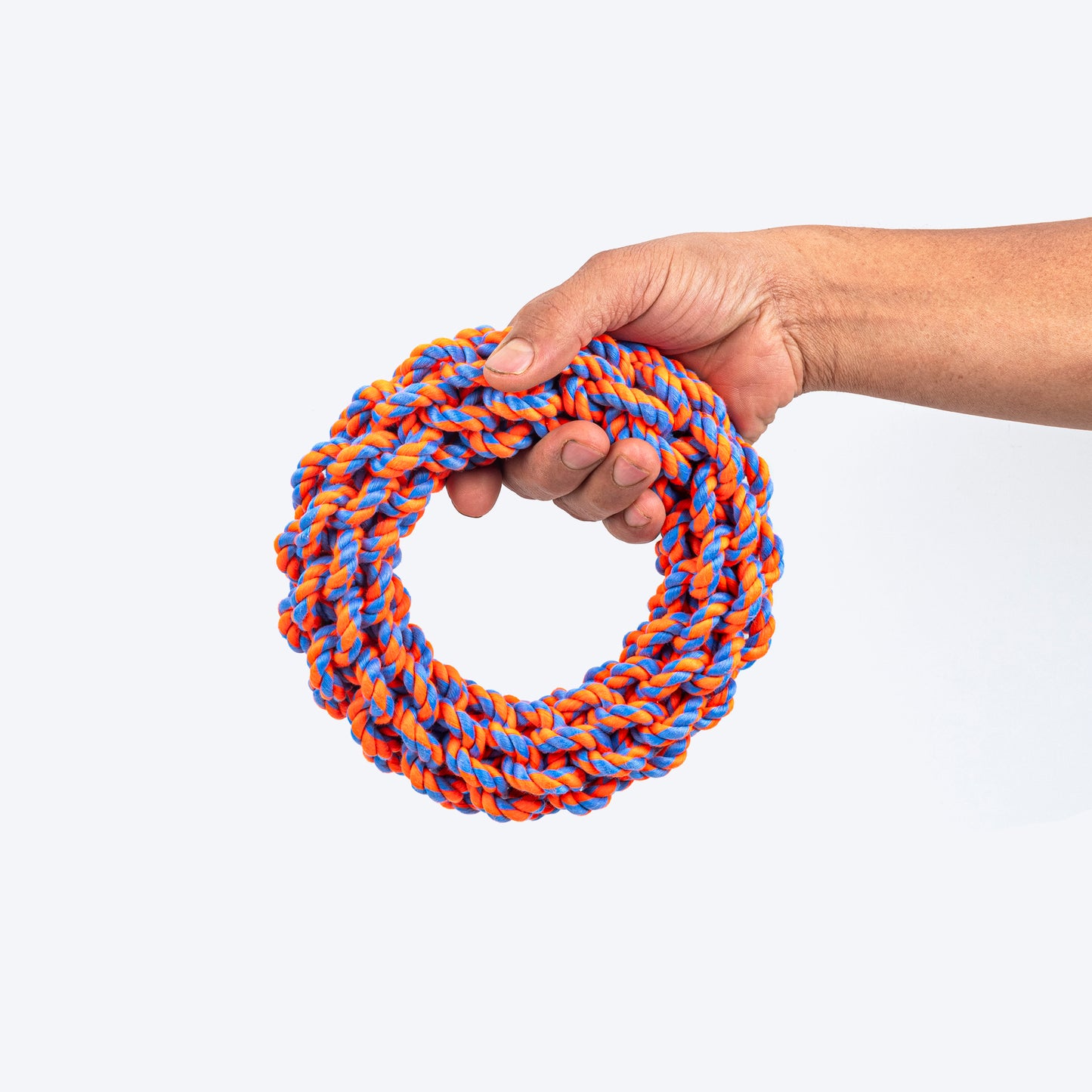 HUFT Tuggables Rope Toy For Dog - Orange & Purple - Heads Up For Tails