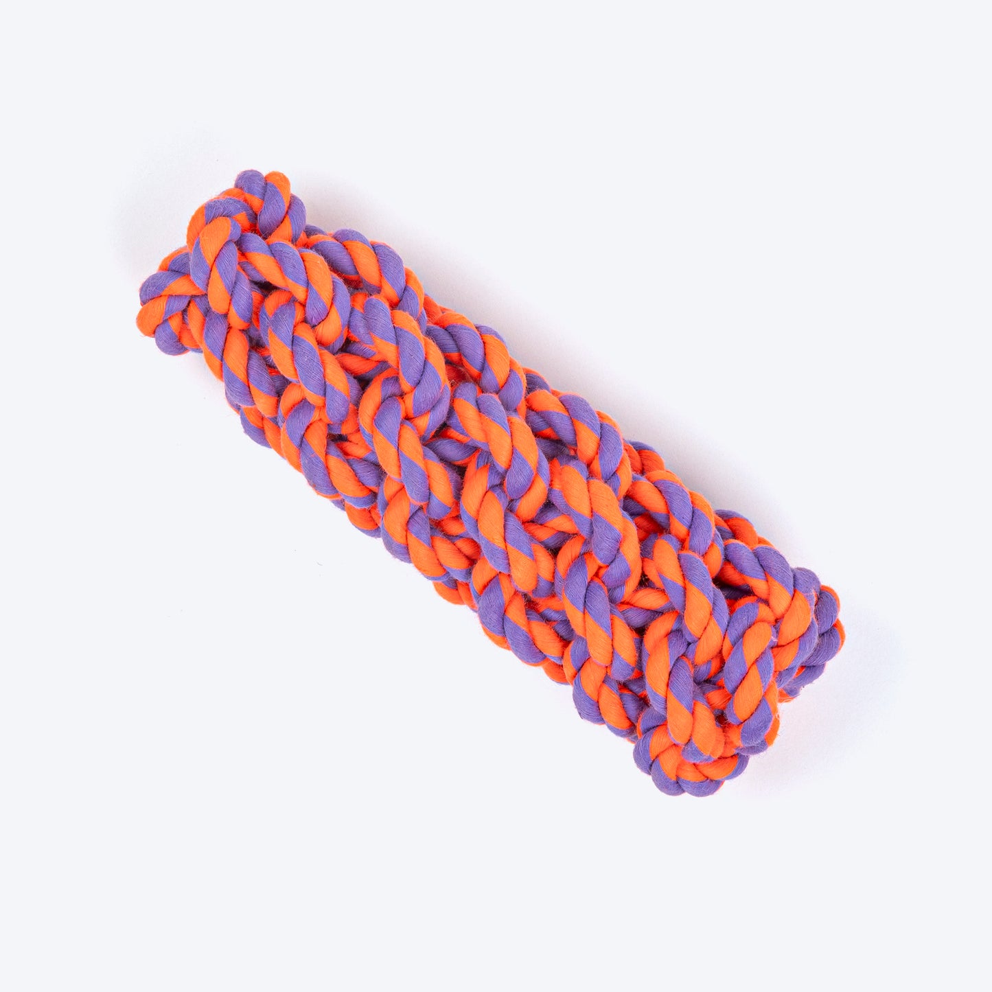 HUFT Tuggables Rope Toy For Dog - Orange & Purple - Heads Up For Tails