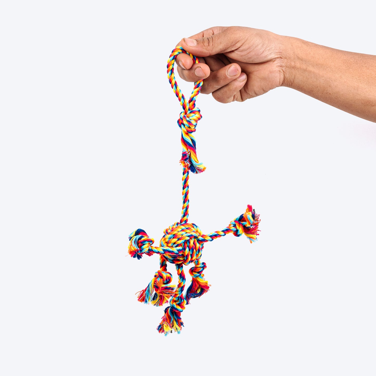 HUFT Tuggables Rope Toy For Dog - Multicolor - Heads Up For Tails