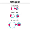 Dash Dog Tugger Ball Rope Toy For Dog - Light Blue & Pink - Heads Up For Tails