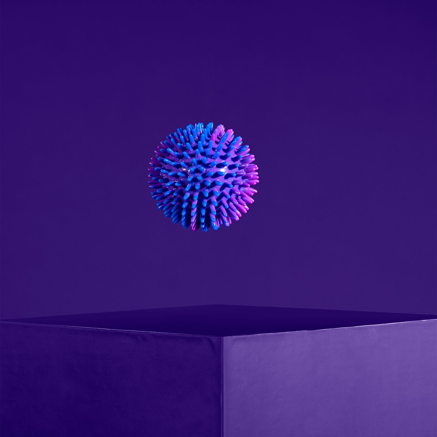 Dash Dog Spiky Ball Toy For Dog - Blue - Heads Up For Tails