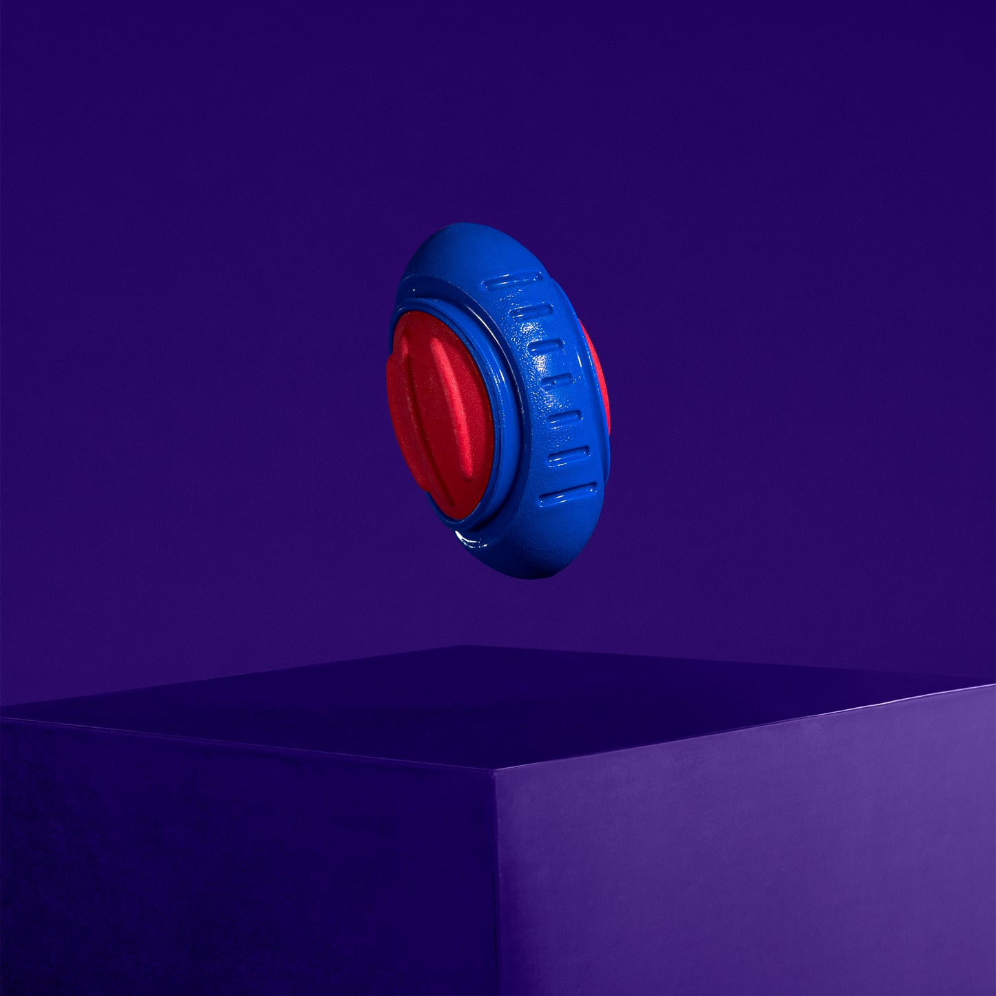 Dash Dog Sprinter Fetch Toy For Dog - Blue & Red - S - Heads Up For Tails