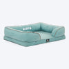 HUFT Personalised Warm Hug Orthopedic Sofa Bed For Dog - Blue - Heads Up For Tails