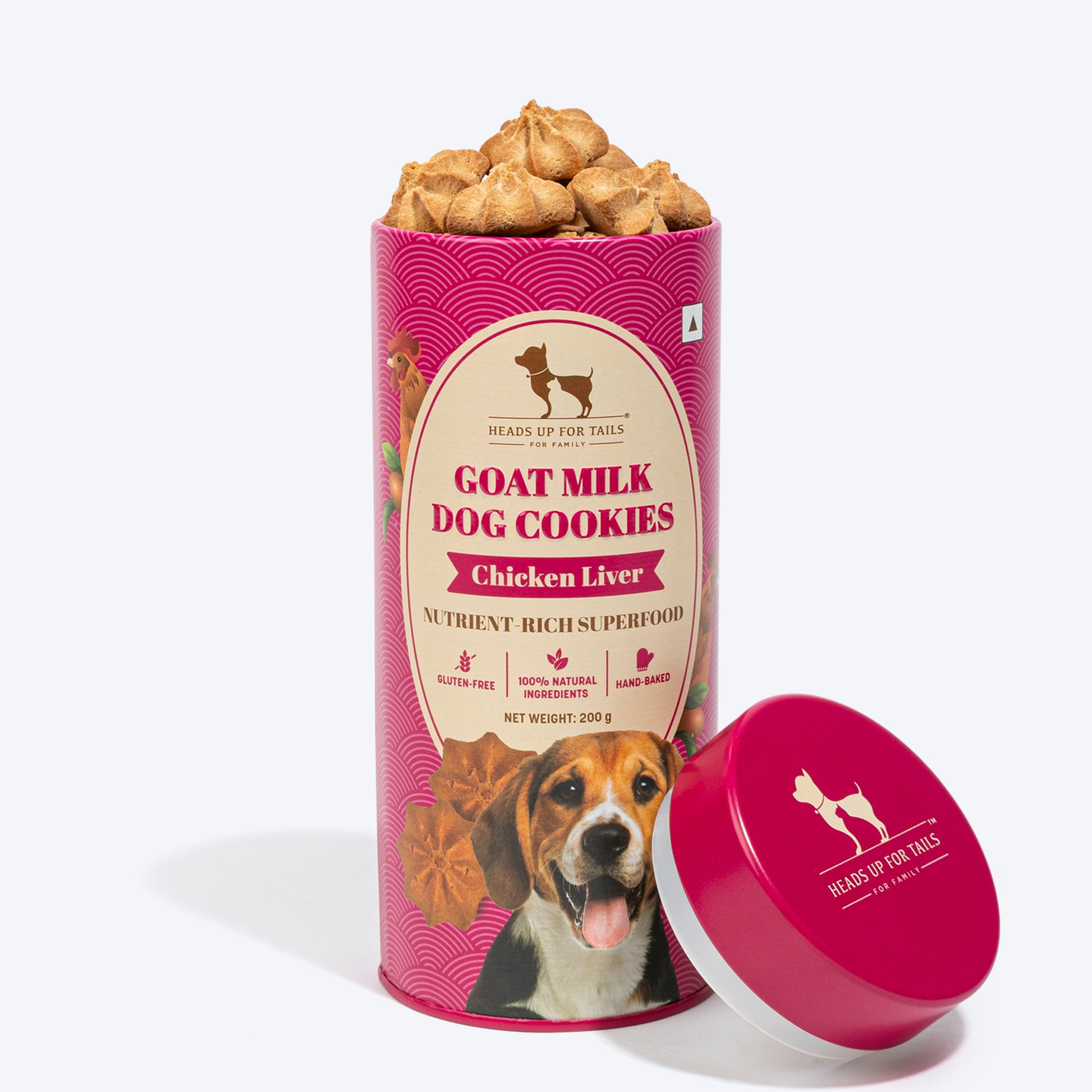 Huft Goat Milk Dog Cookies With All Flavours Combo - Heads Up For Tails