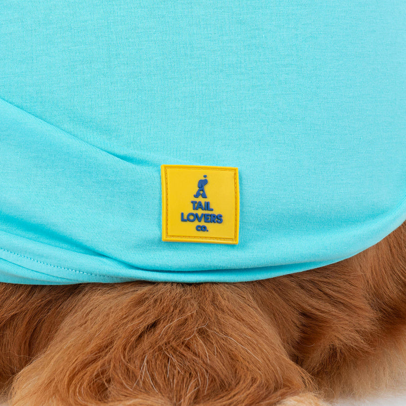 TLC The Family Favourite T-Shirt For Dog - Turquoise - Heads Up For Tails