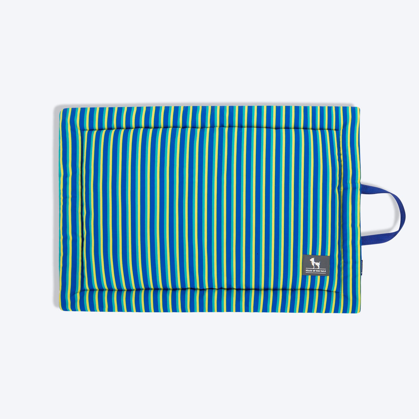 HUFT Blazing Blue Pet Mat - Blue & Neon Green_01