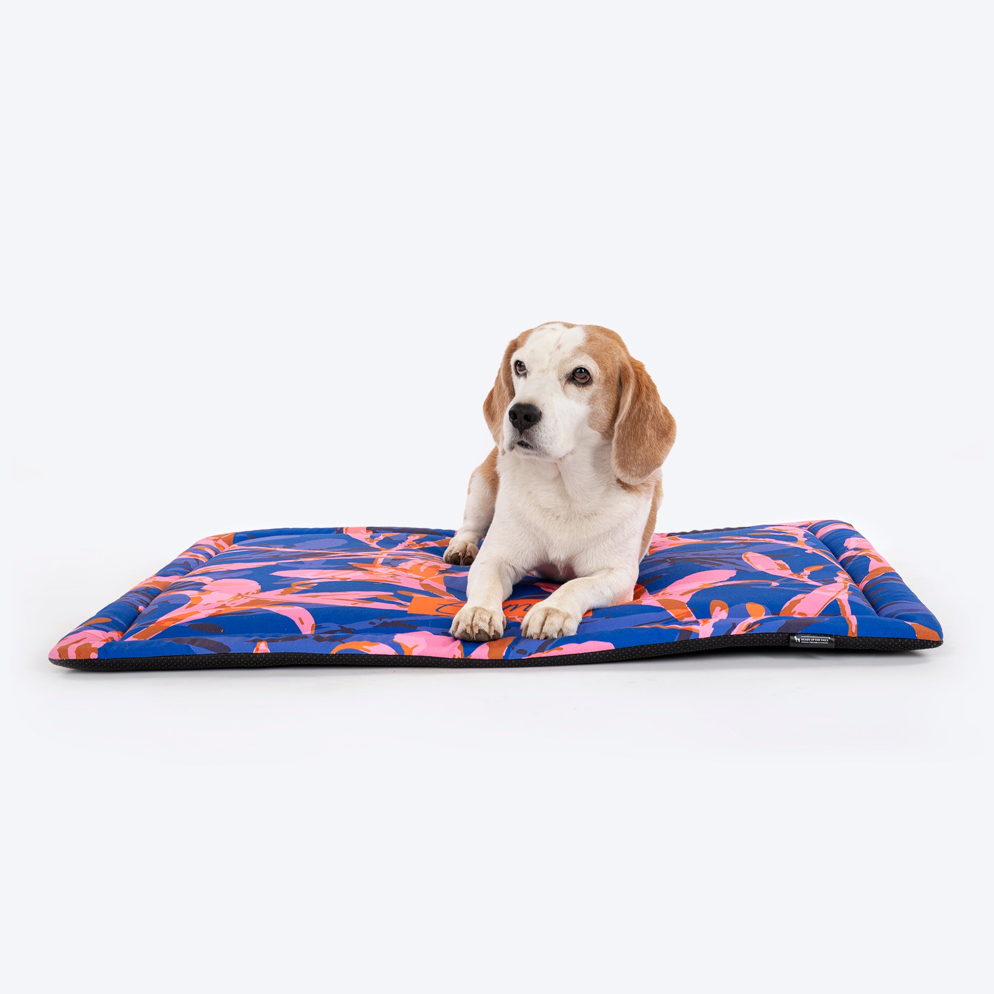 HUFT Personalised Flower Whisper Comfort Dog & Cat Mat - Heads Up For Tails