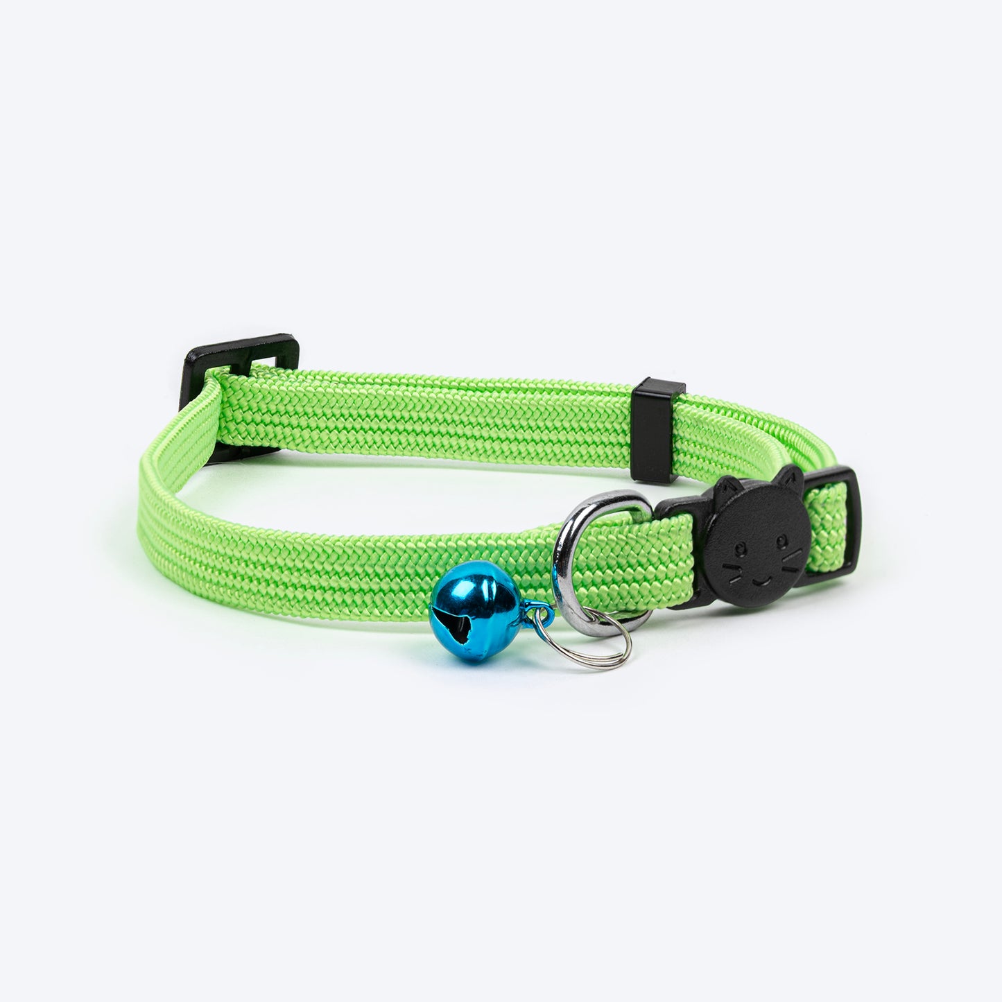 TLC Collar With Bell For Cat - Neon Green