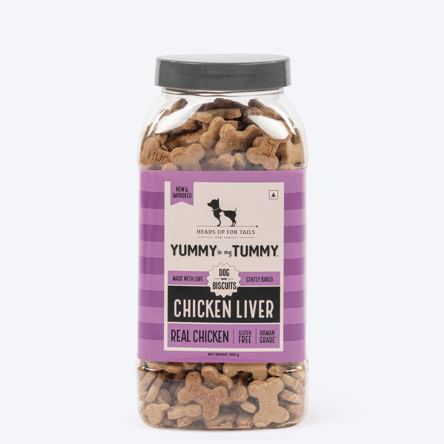 HUFT YIMT Chicken Liver Gluten-Free Dog Biscuits - Heads Up For Tails