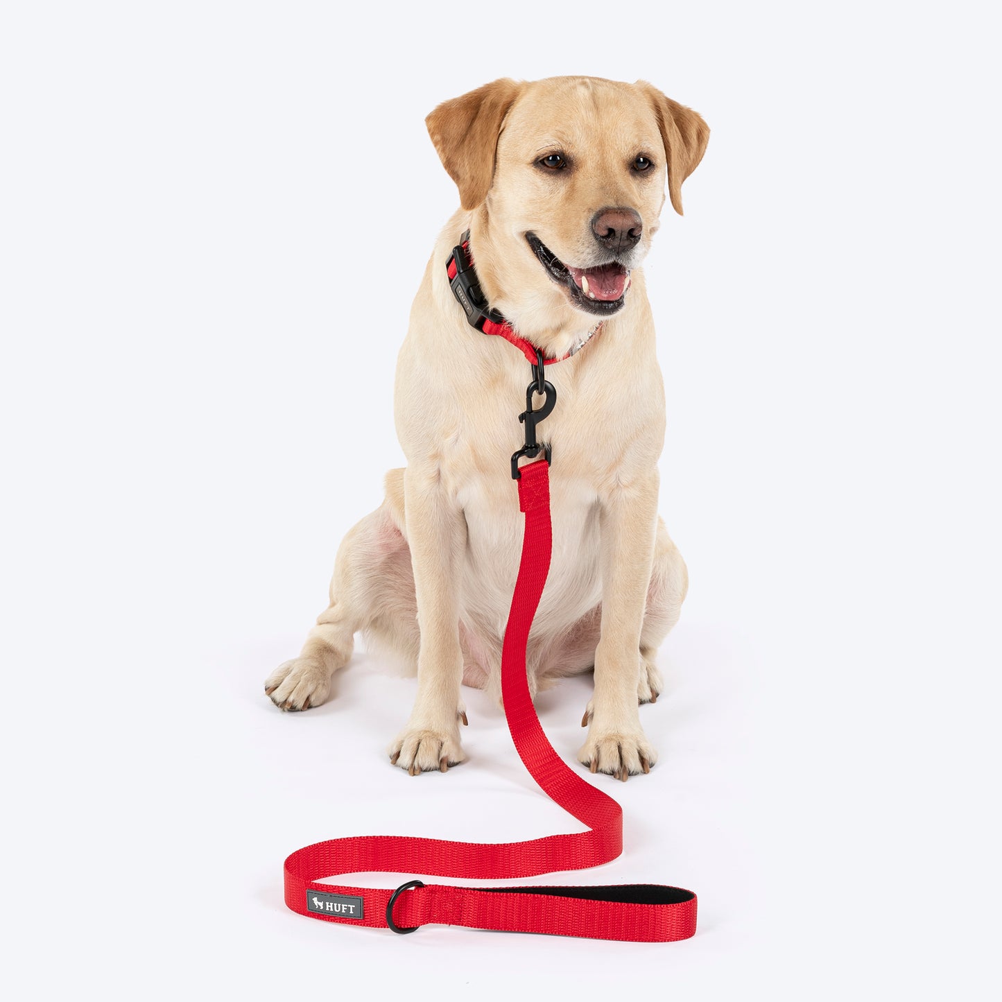 HUFT Classic Leash For Dog - Cherry Red - Heads Up For Tails