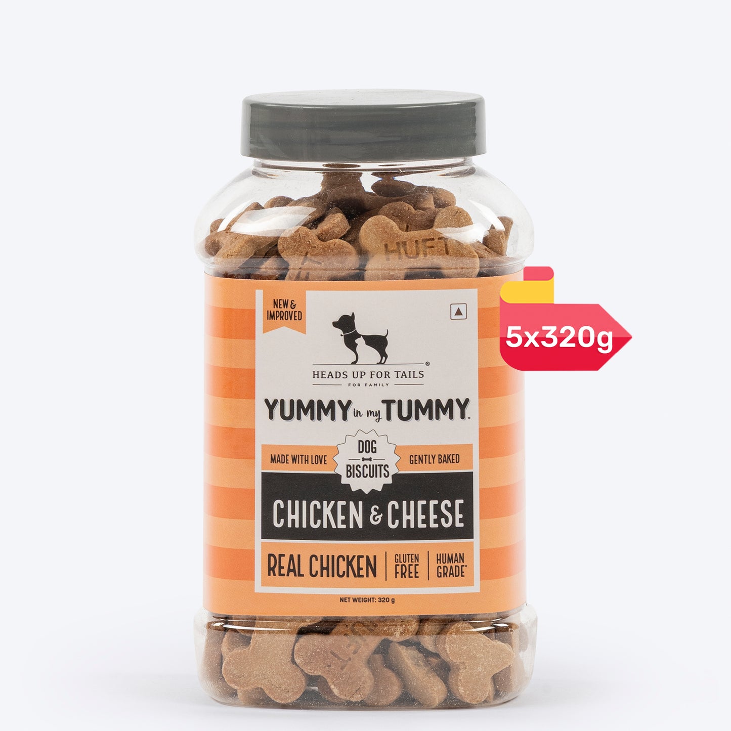 HUFT YIMT Chicken & Cheese Gluten-Free Dog Biscuits