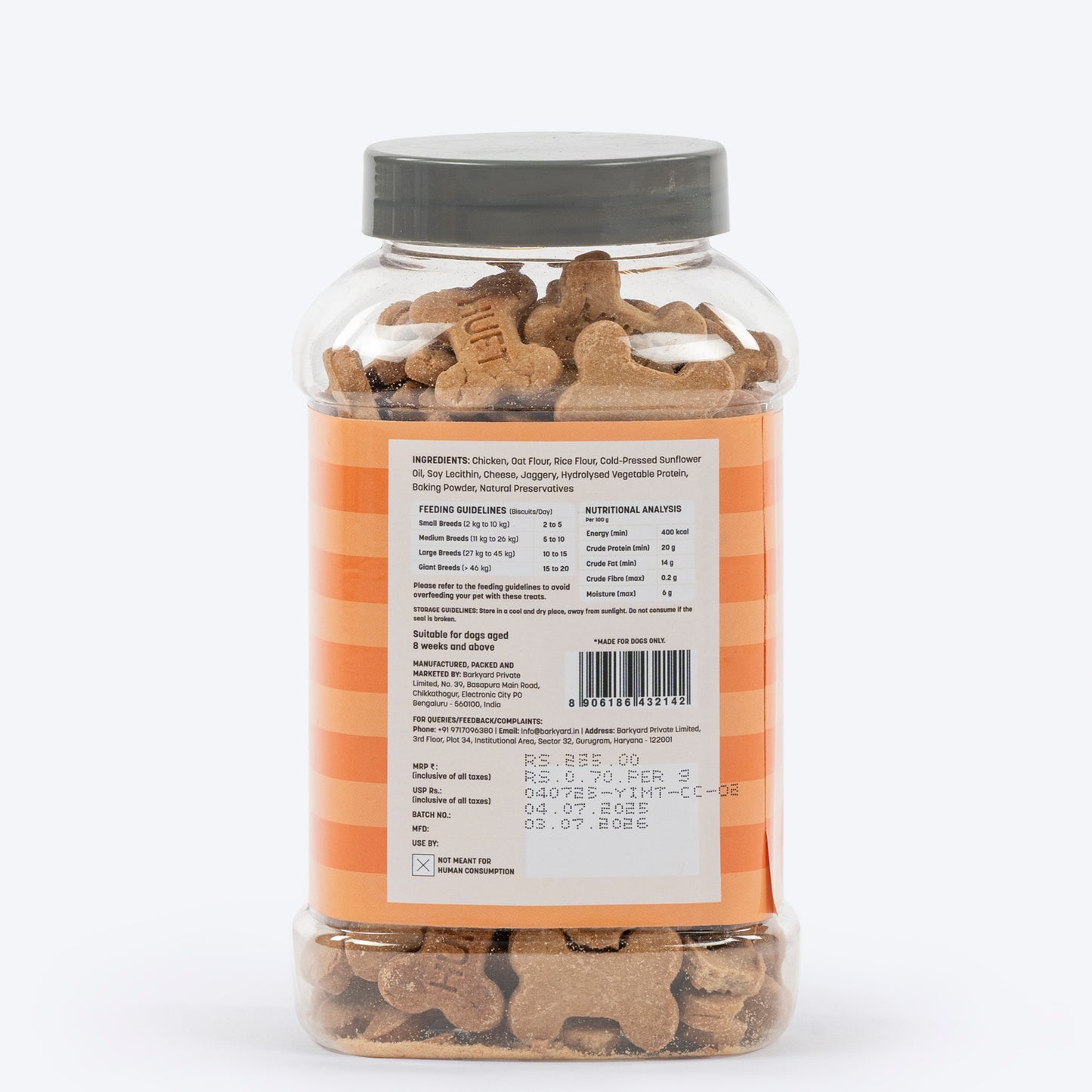 HUFT YIMT Chicken & Cheese Gluten-Free Dog Biscuits