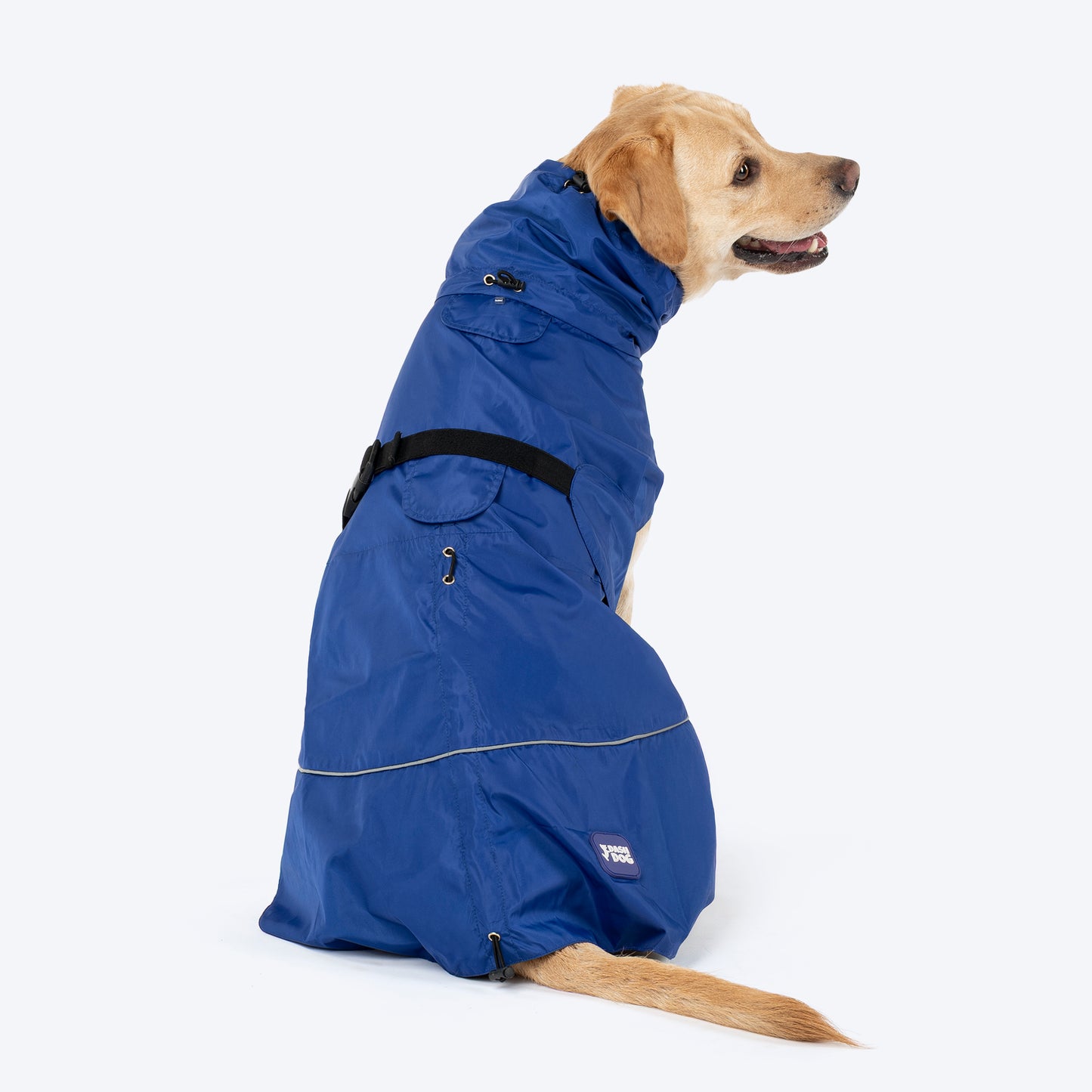 Dash Dog DewDrop Raincoat For Dog - Navy Blue