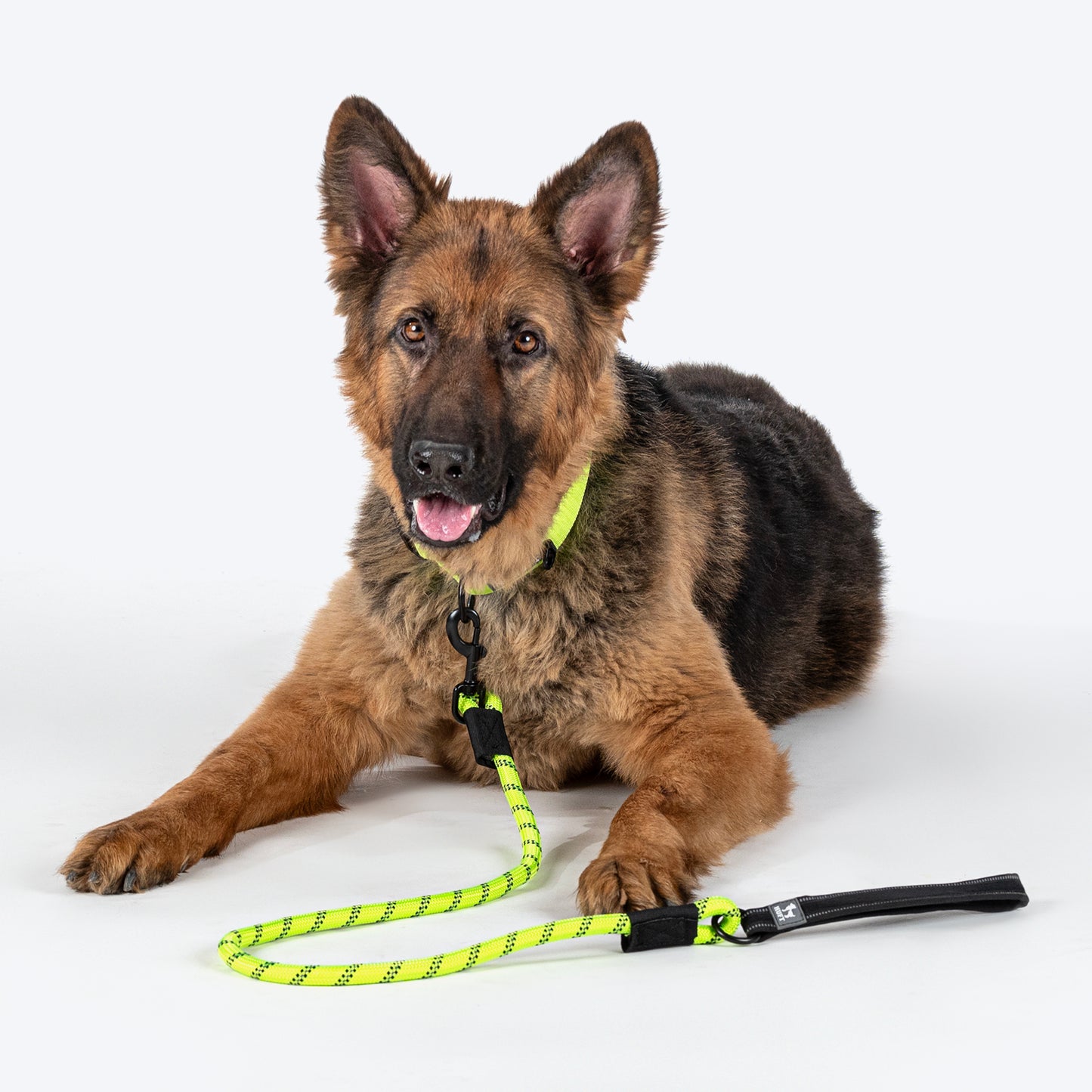 HUFT Rope Leash For Dog - Neon Green - 1.2 m - Heads Up For Tails