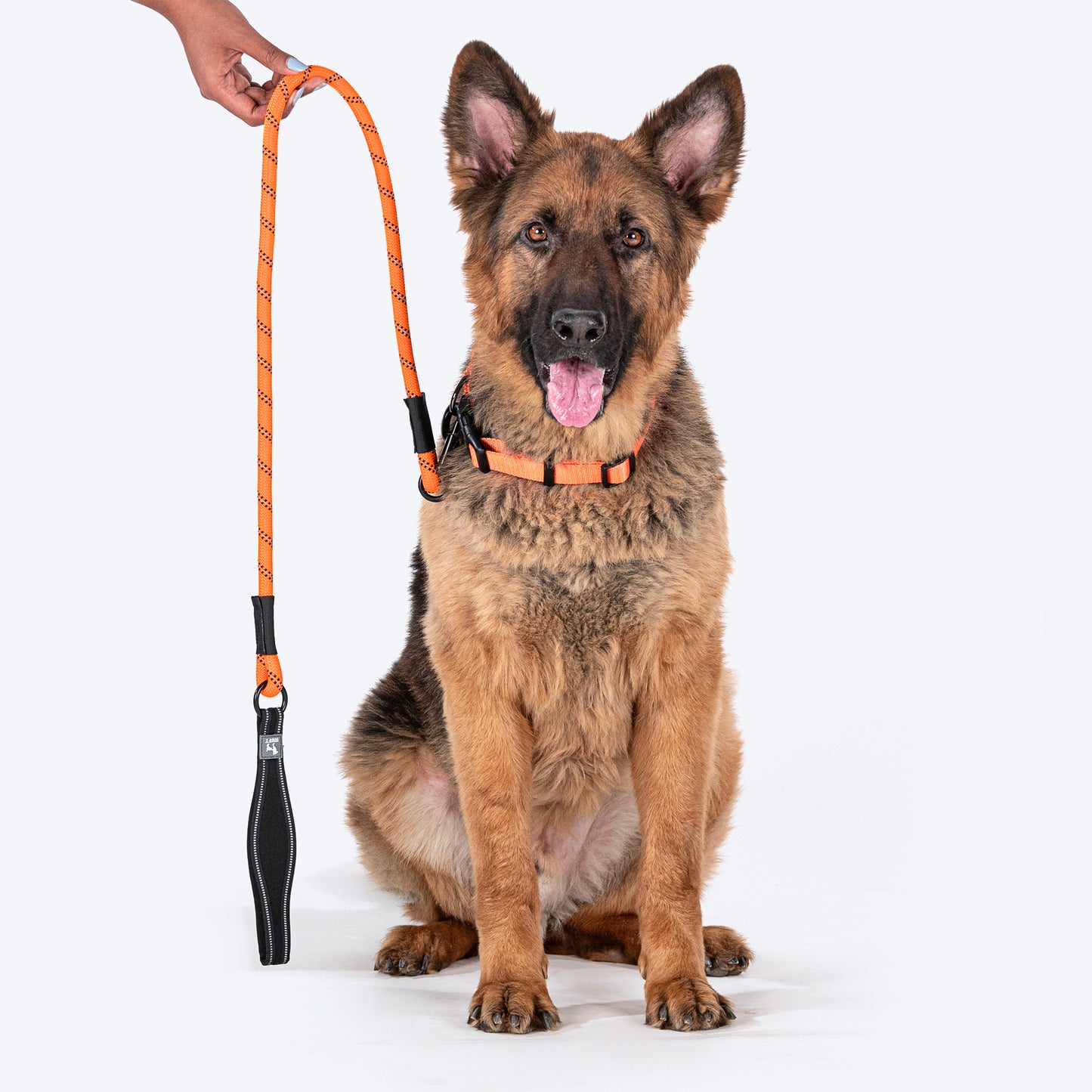 HUFT Rope Leash For Dog - Orange - 1.2 m - Heads Up For Tails
