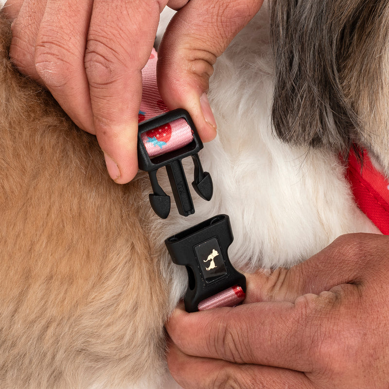 HUFT Berry Bliss Adjustable Harness For Dog - Red - Heads Up For Tails