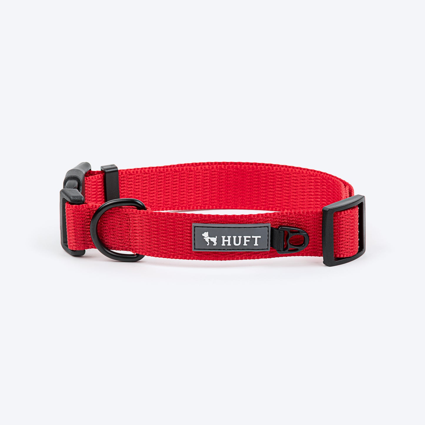 HUFT Classic Collar For Dog - Cherry Red - Heads Up For Tails