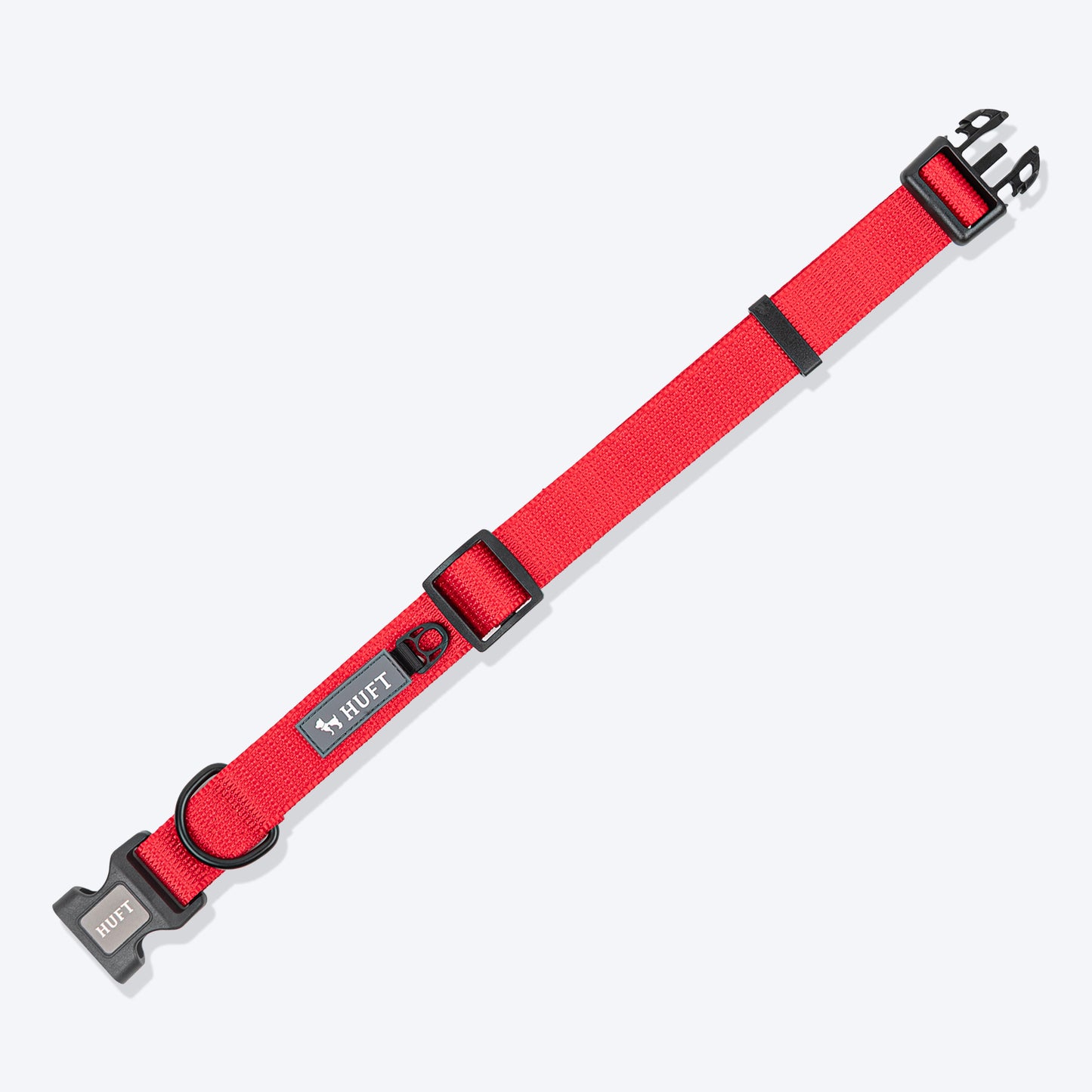 HUFT Classic Collar For Dog - Cherry Red - Heads Up For Tails