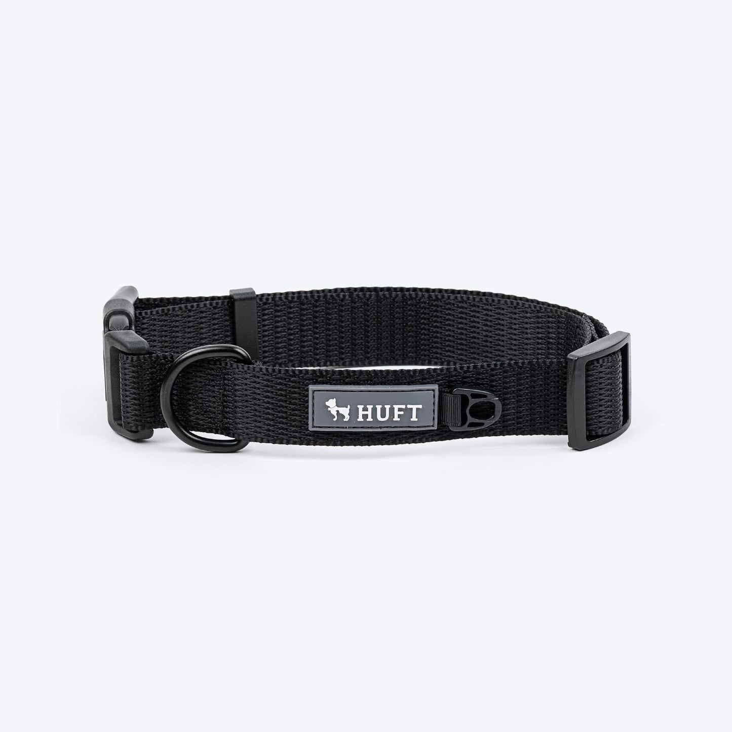 HUFT Classic Collar For Dog - Coal Black - Heads Up For Tails