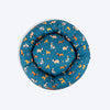 HUFT Bark & Bloom Donut Bed For Dog - Blue - Heads Up For Tails