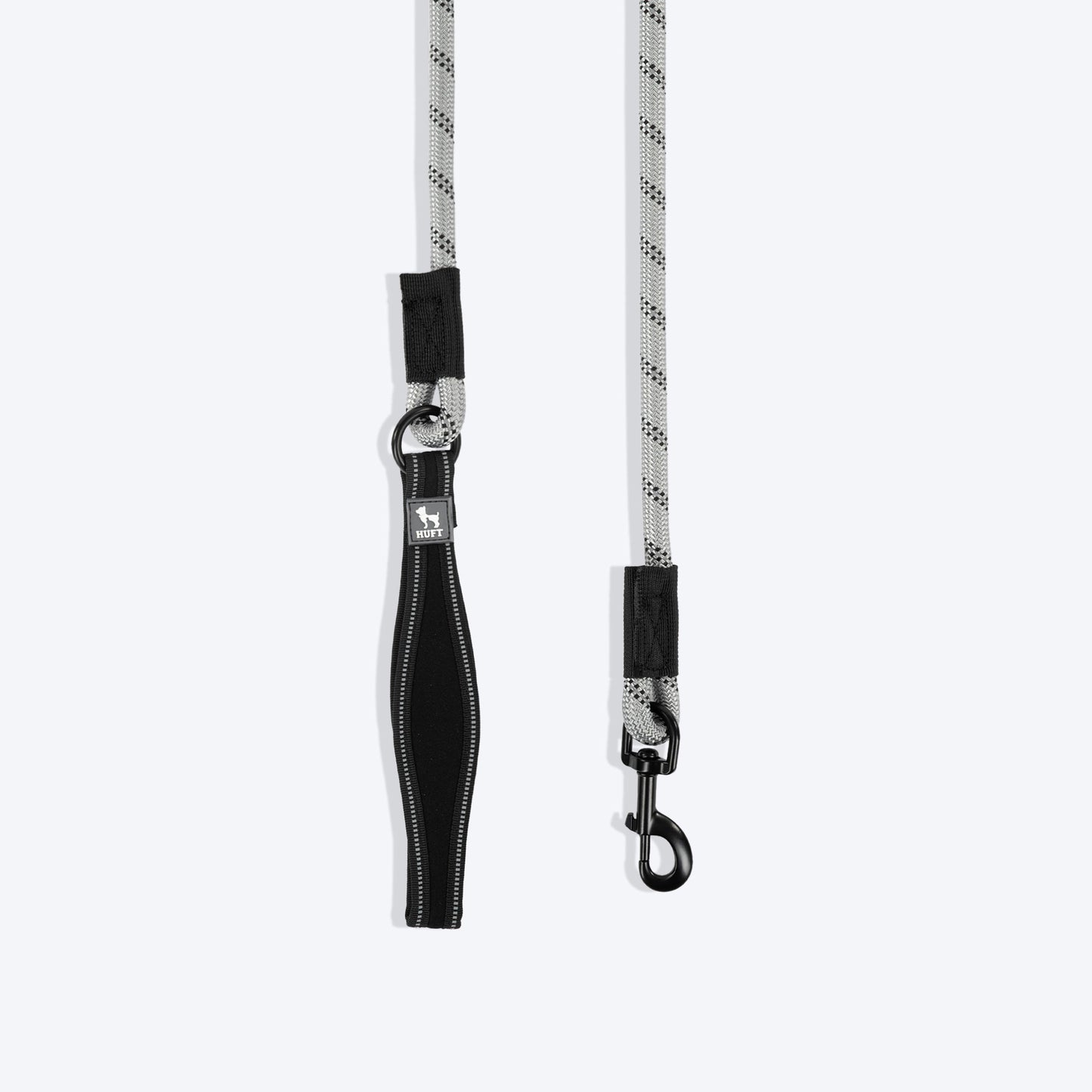 HUFT Classic Rope Leash For Dog - Dark Grey - M - 5 ft - Heads Up For Tails