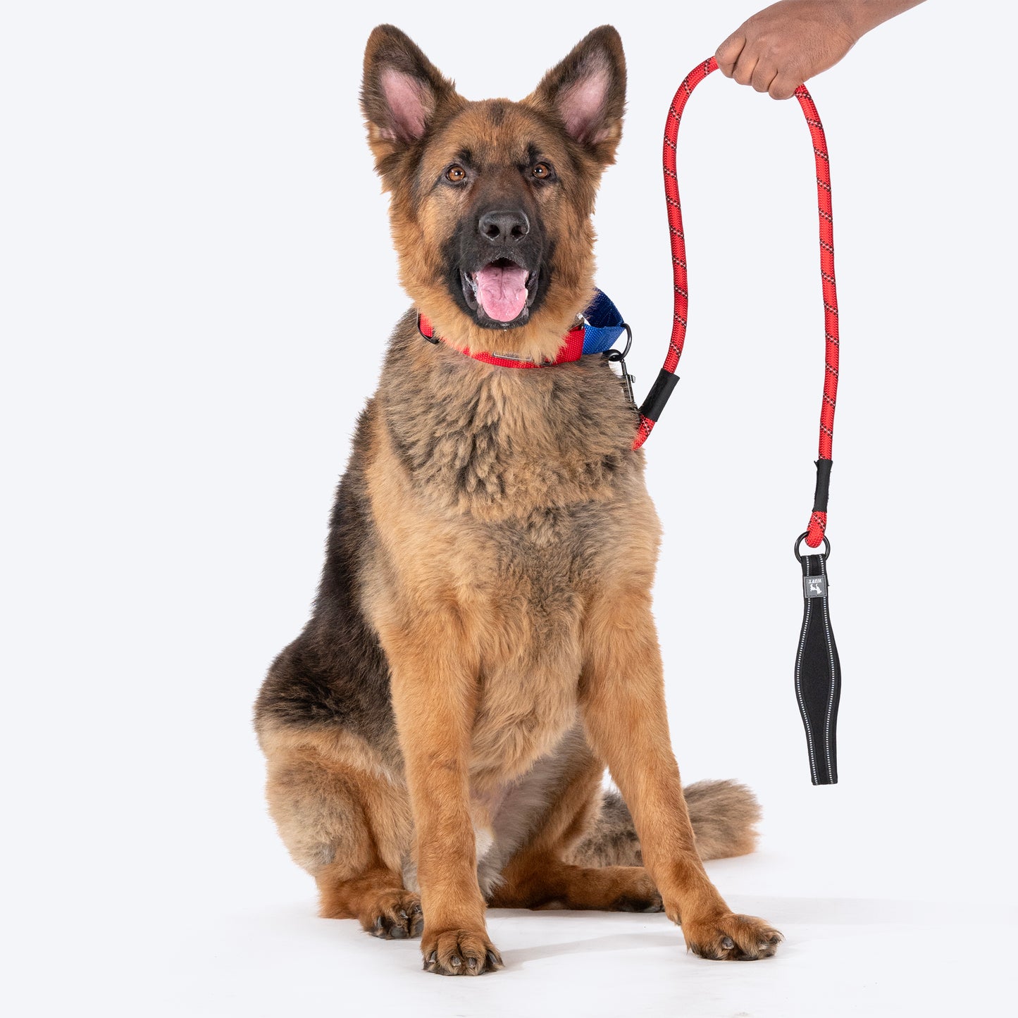HUFT Rope Leash For Dog - Red - 1.2 m - Heads Up For Tails