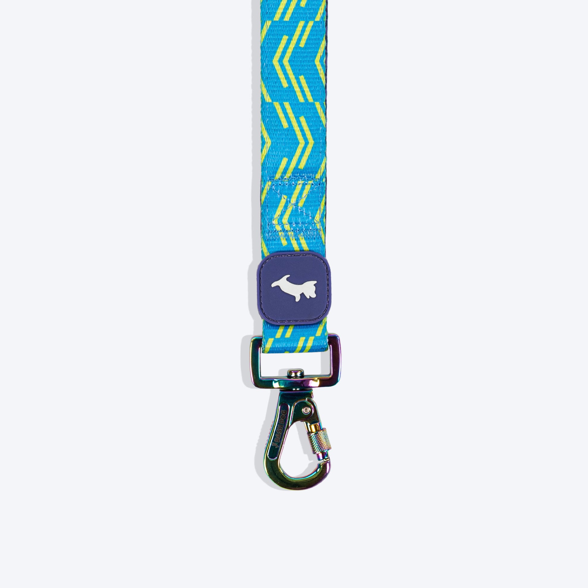 Dash Dog Vector Dual Handle Leash For Dog - Aqua Blue - Heads Up For Tails