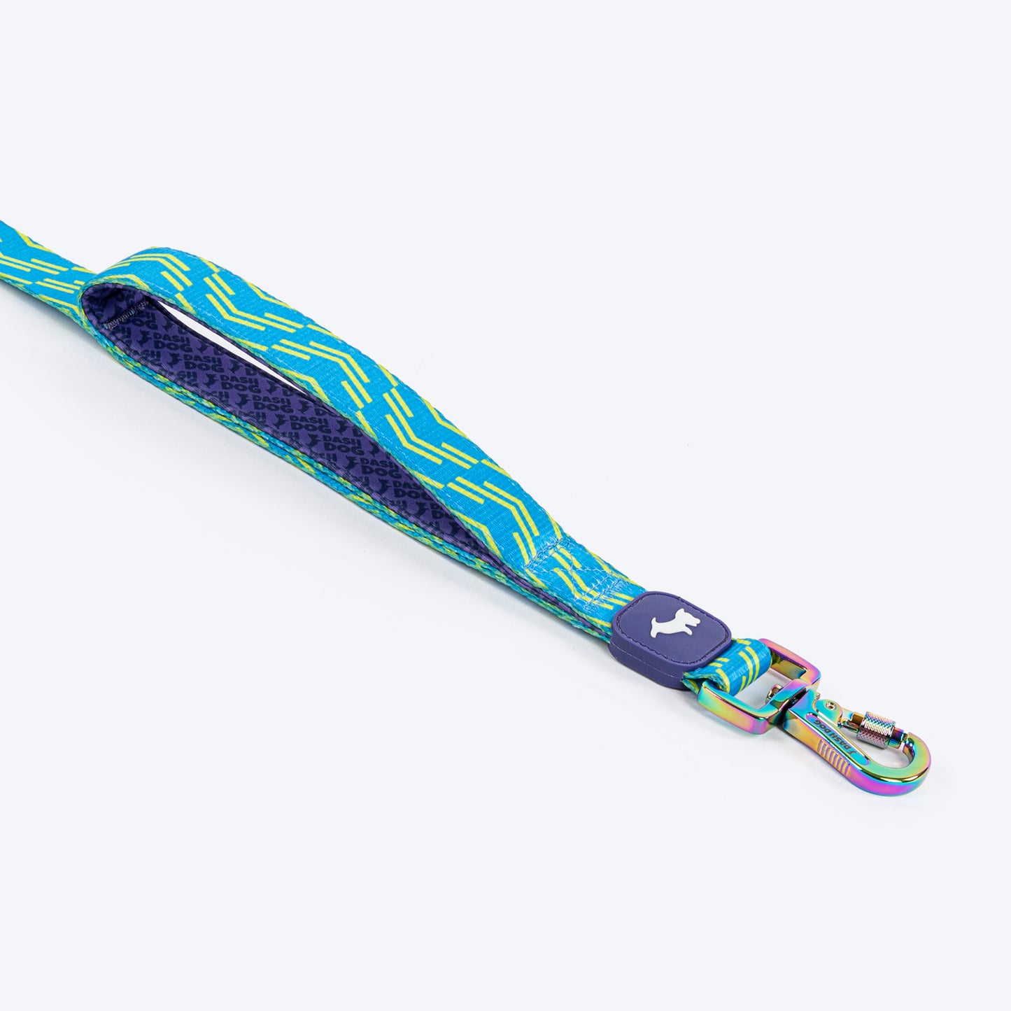 Dash Dog Vector Dual Handle Leash For Dog - Aqua Blue - Heads Up For Tails