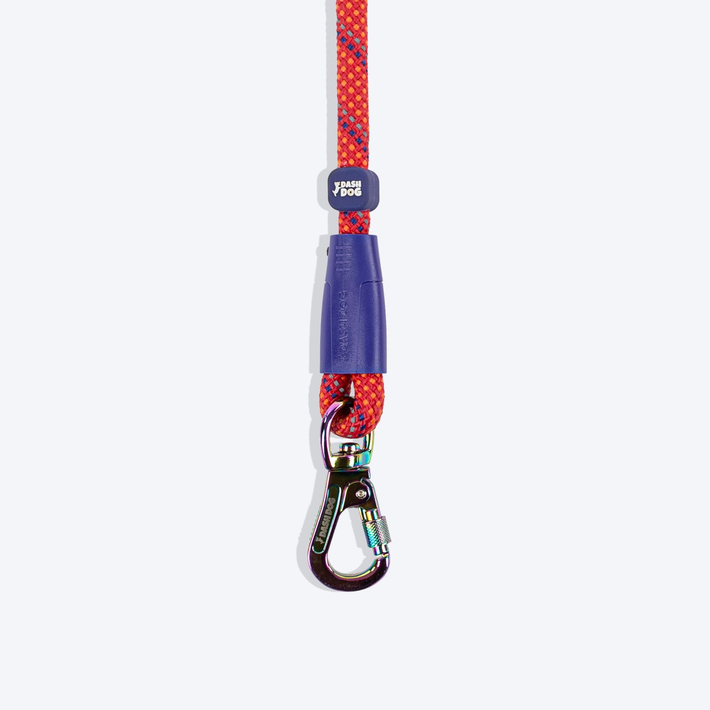 Dash Dog Sunset Chaser Rope Leash For Dog - Red - 6 ft - Heads Up For Tails