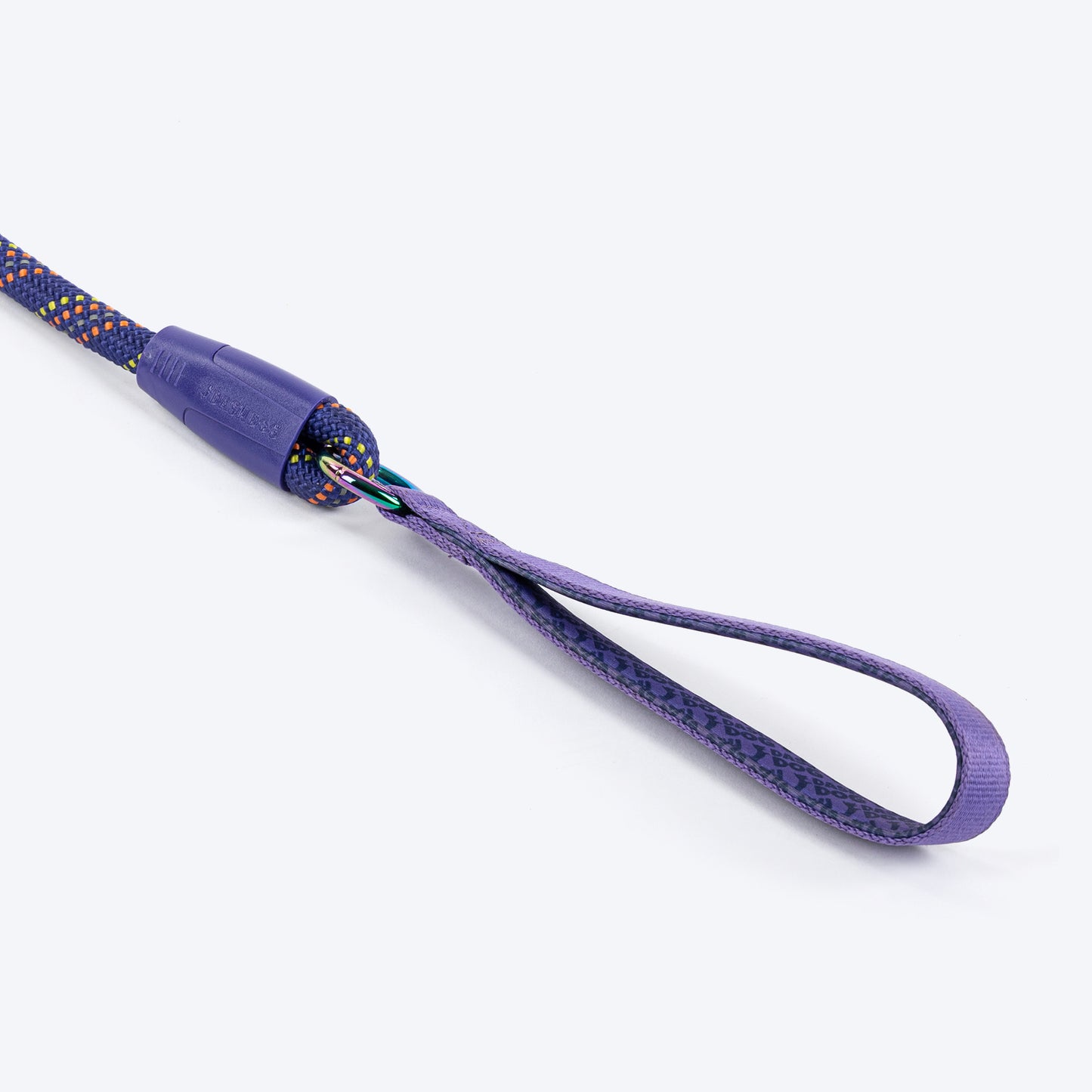 Dash Dog Purplehorizon Chaser Rope Leash For Dog - Purple - 6 ft - Heads Up For Tails