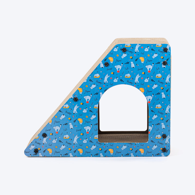 HUFT Whisker Hub Scratcher For Cat - Blue - Heads Up For Tails
