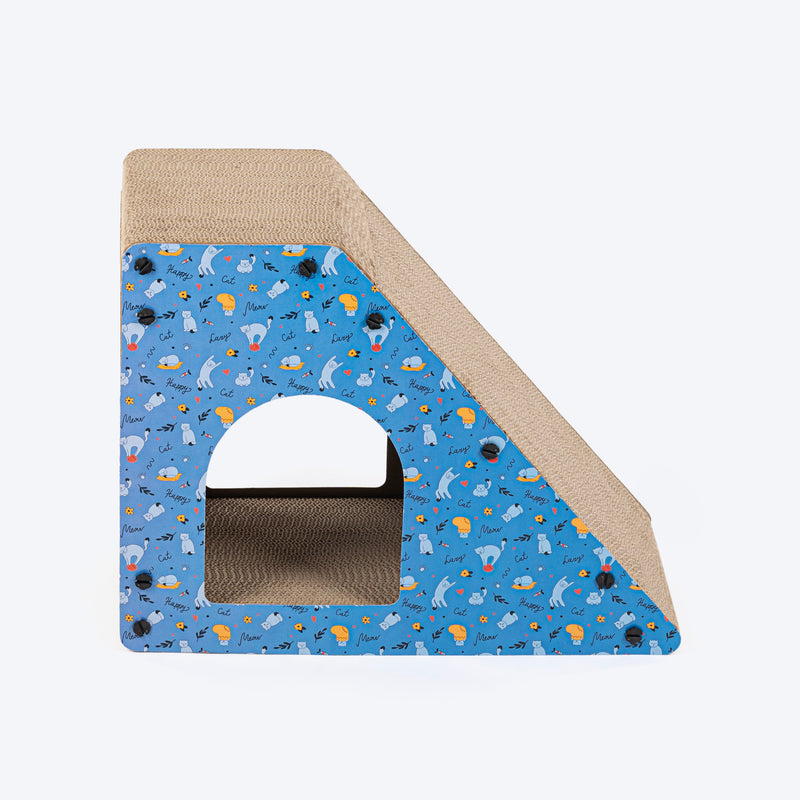 HUFT Whisker Hub Scratcher For Cat - Blue - Heads Up For Tails