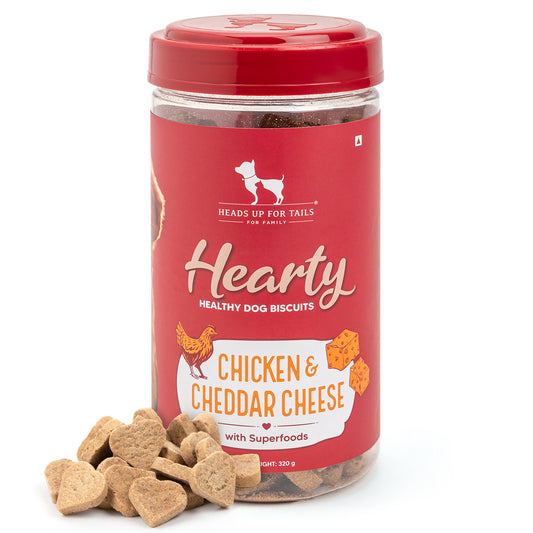 Hearty Chicken & Cheddar Cheese Dog Biscuits Gluten-Free 320g