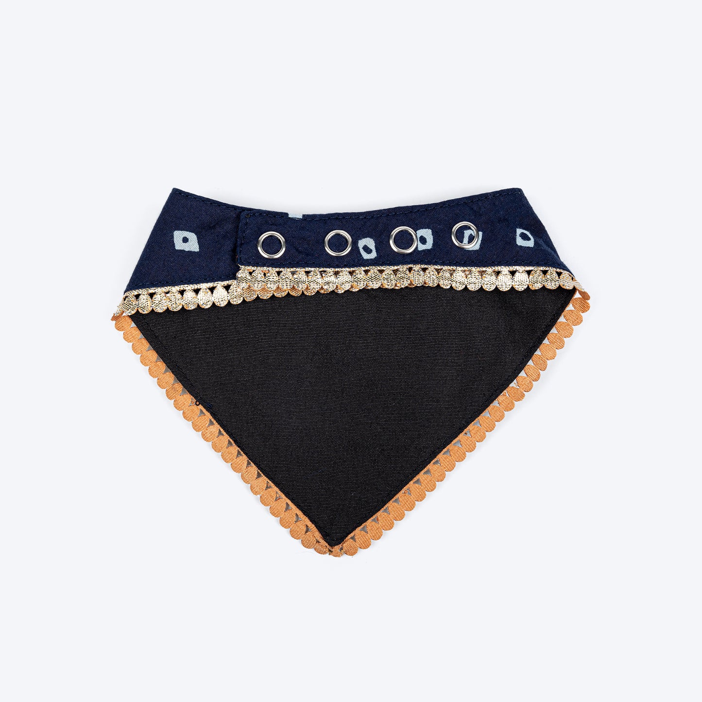 HUFT Traditional Twirls Cat Scarf - Blue - Heads Up For Tails