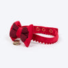 HUFT Winterberry Bow Tie With Straps For Cat - Red & Black - Heads Up For Tails