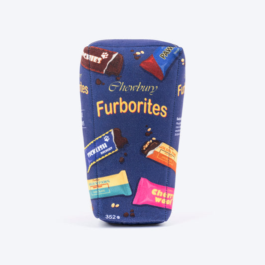 HUFT Furborites Crinkly Plush Toy For Dog - Navy Blue - Heads Up For Tails