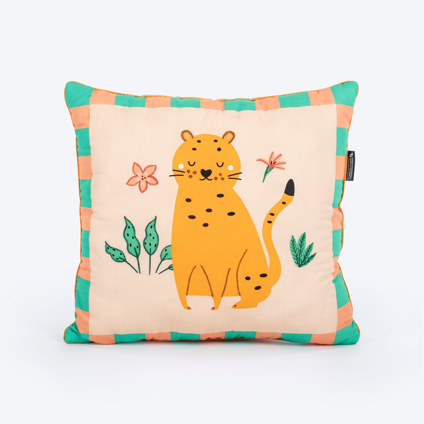 HUFT Whisker Bloom Cushion For Pet Lovers - Multicolor - Heads Up For Tails