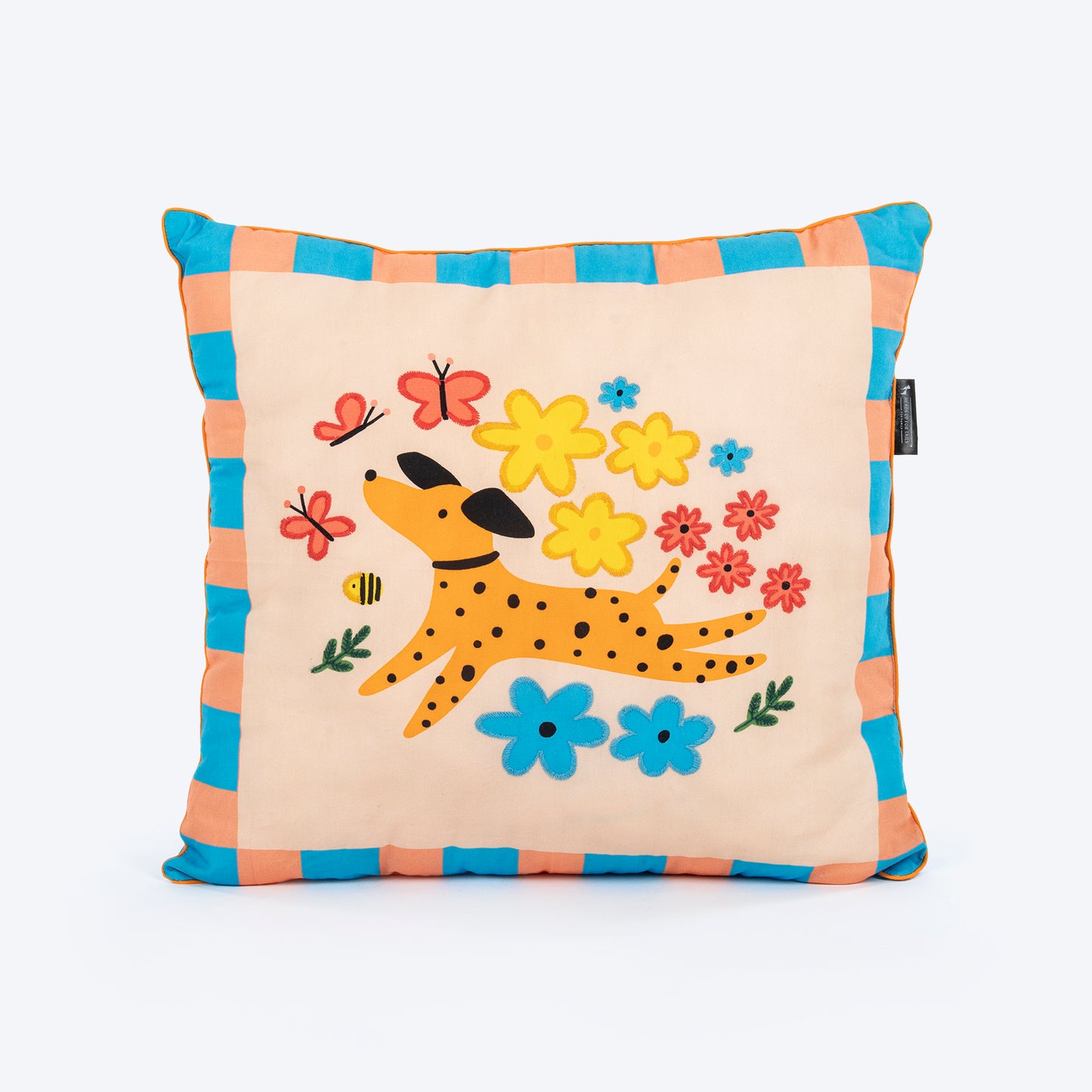 HUFT Blossom Paws Cushion For Pet Lovers - Multicolor - Heads Up For Tails