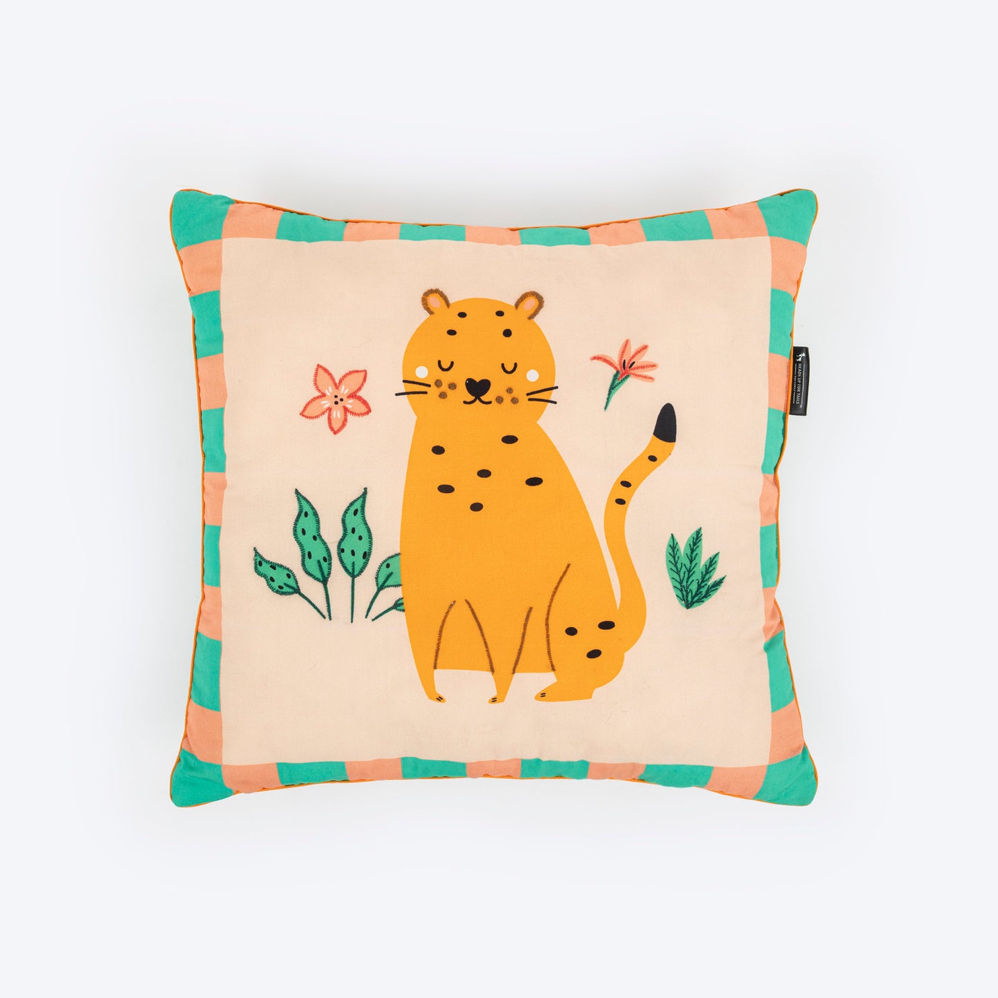 HUFT Whisker Bloom Cushion For Pet Lovers - Multicolor - Heads Up For Tails