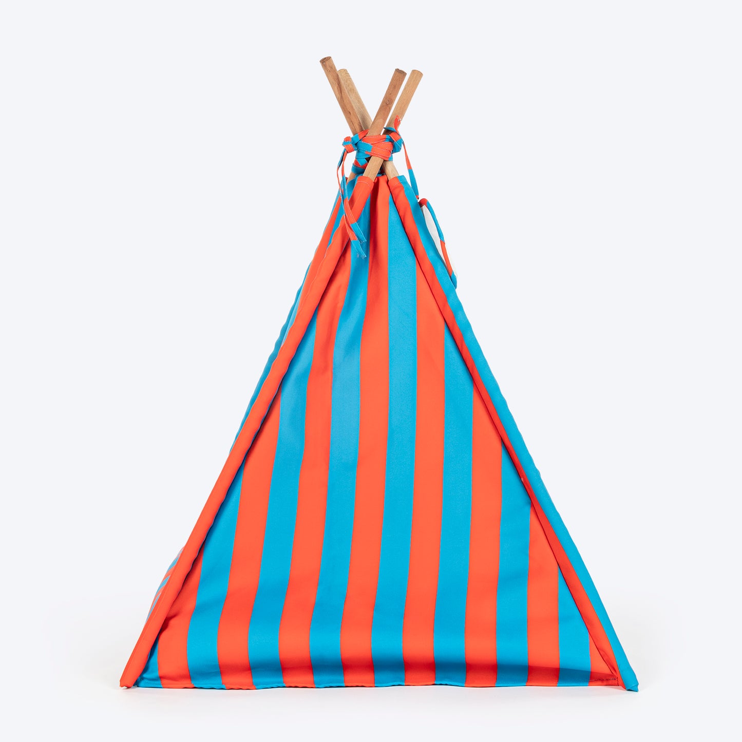 HUFT Personalised Summer Bloom Teepee Tent Bed For Dog & Cat - Blue - Heads Up For Tails