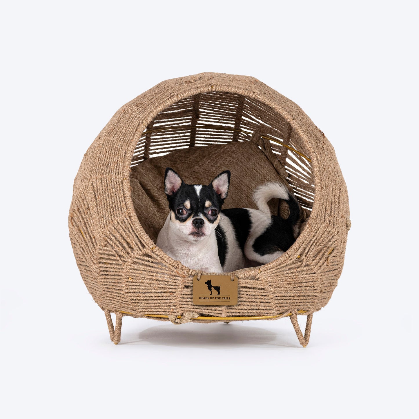 HUFT Purrfect Perch Chair With Cushion For Cat - Brown - Heads Up For Tails