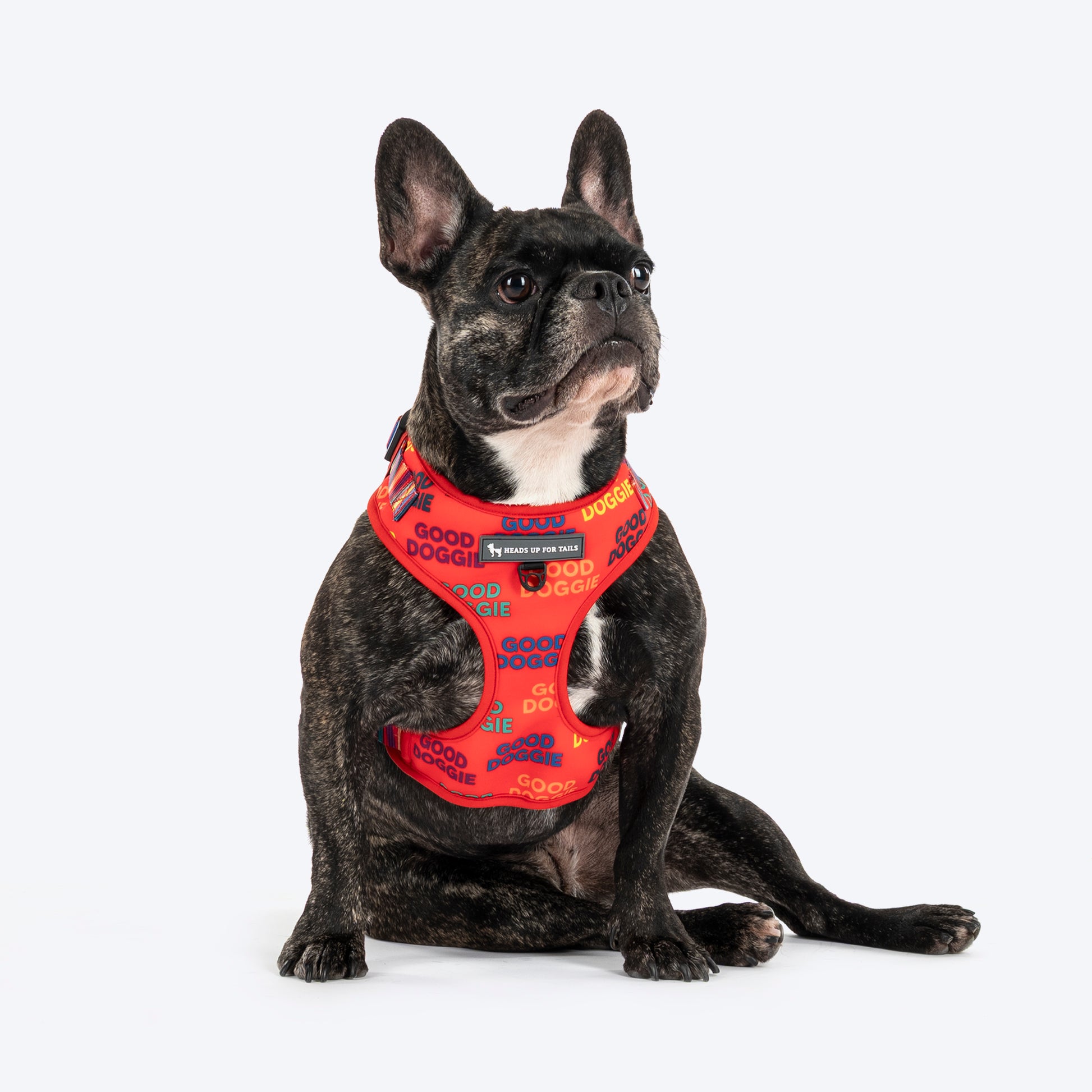 HUFT Good Doggie Adjustable Harness For Dog - Multicolor - Heads Up For Tails
