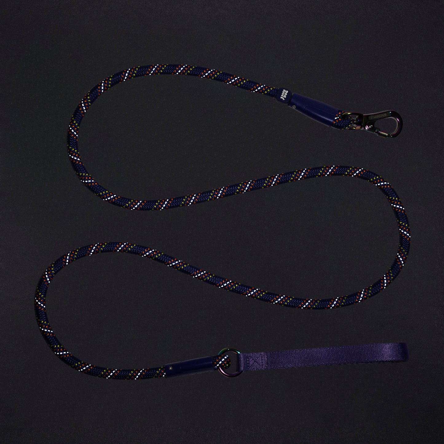 Dash Dog Purplehorizon Chaser Rope Leash For Dog - Purple - 6 ft - Heads Up For Tails