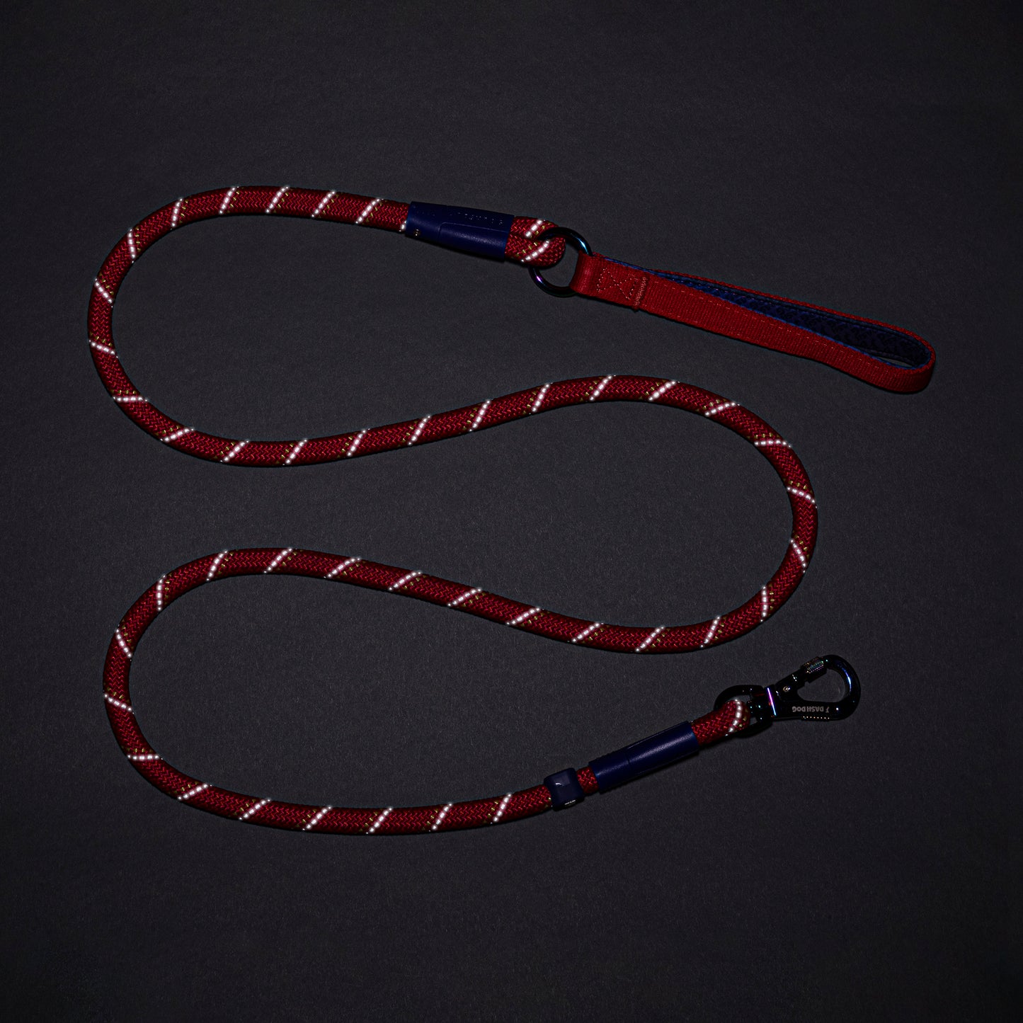 Dash Dog Chaser Rope Leash For Dog - Red - Heads Up For Tails