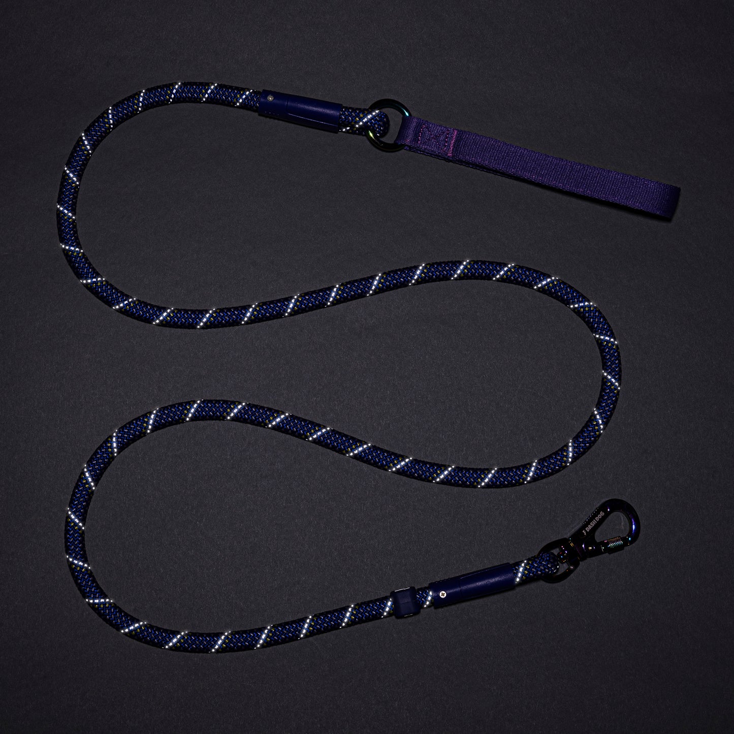 Dash Dog Chaser Rope Leash For Dog - Purple - Heads Up For Tails
