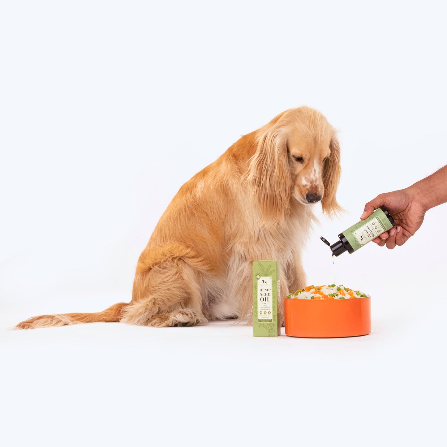 HUFT Cold Pressed Hemp Seed Oil For Dogs and Cats - 200 ml - Heads Up For Tails