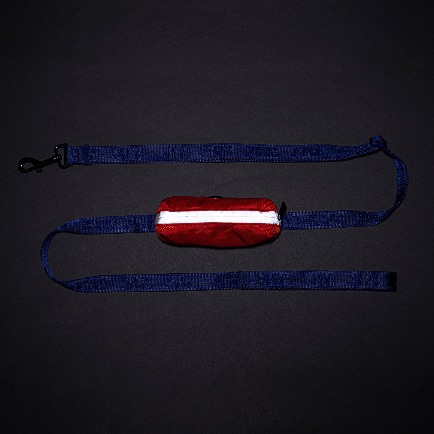 Dash Dog Oh-So-Handy Flexible Leash For Dog - Purple 7 ft - Heads Up For Tails